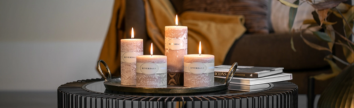 Riverdale Pillar Candles | Luxury Scented Candles to Enrich Your Home