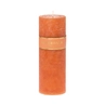 Rustieke Stompkaars 7x20cm burnt oranje