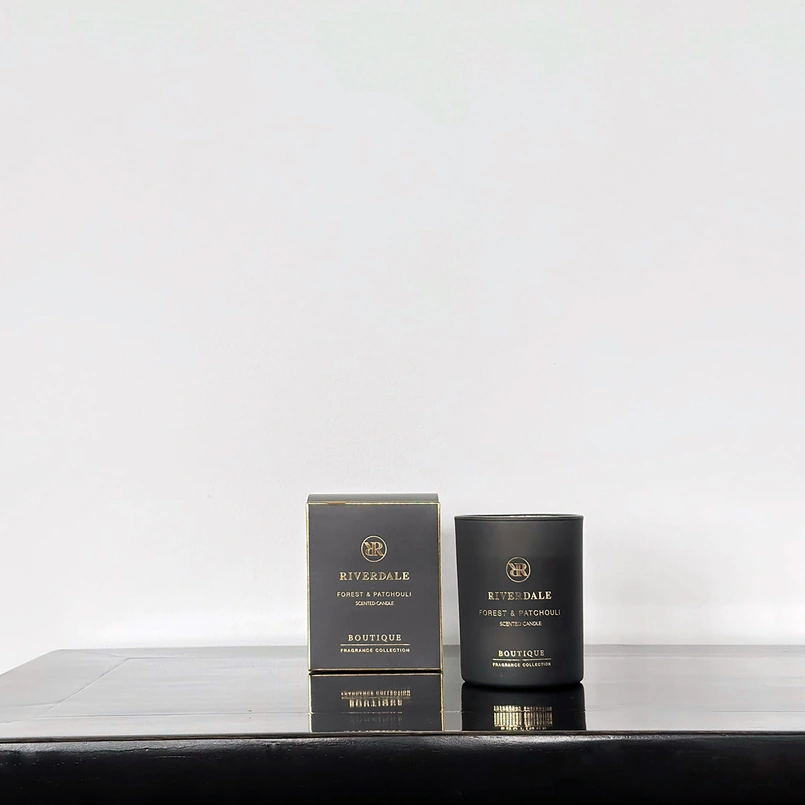 Scented candle Boutique 10cm black