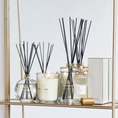 Scented candle Boutique 10cm gray
