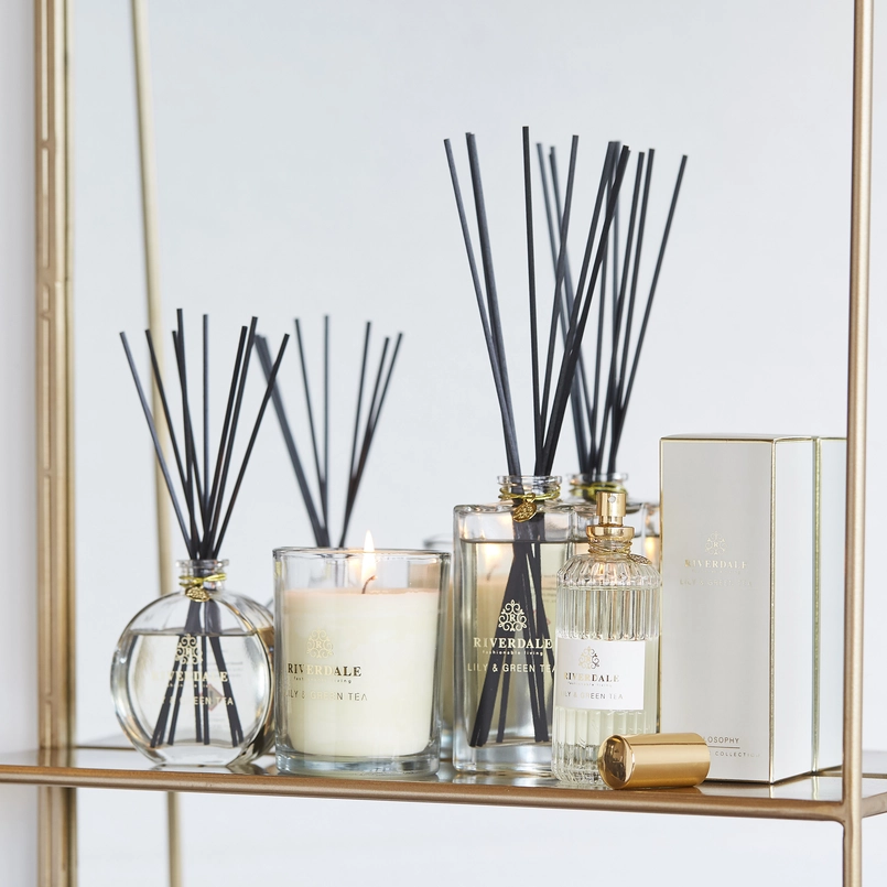 Scented candle Boutique 10cm gray