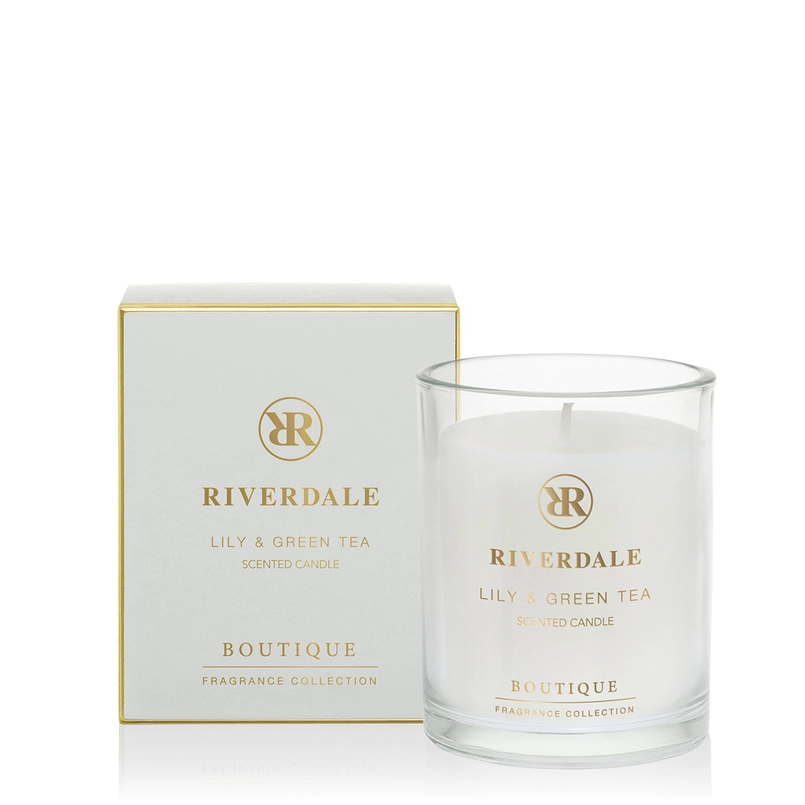 Scented candle Boutique 10cm gray