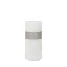 Scented candle Pillar 7.5x15cm White