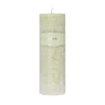 Scented candle Pillar 7.5x23cm pistachio