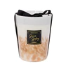 Scented candle Sense 16cm gold/white
