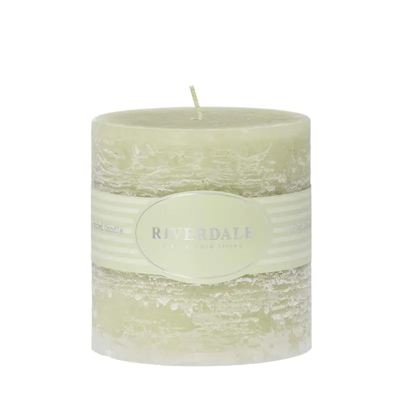 Scented candle Summer Bellini 10x10cm pistachio