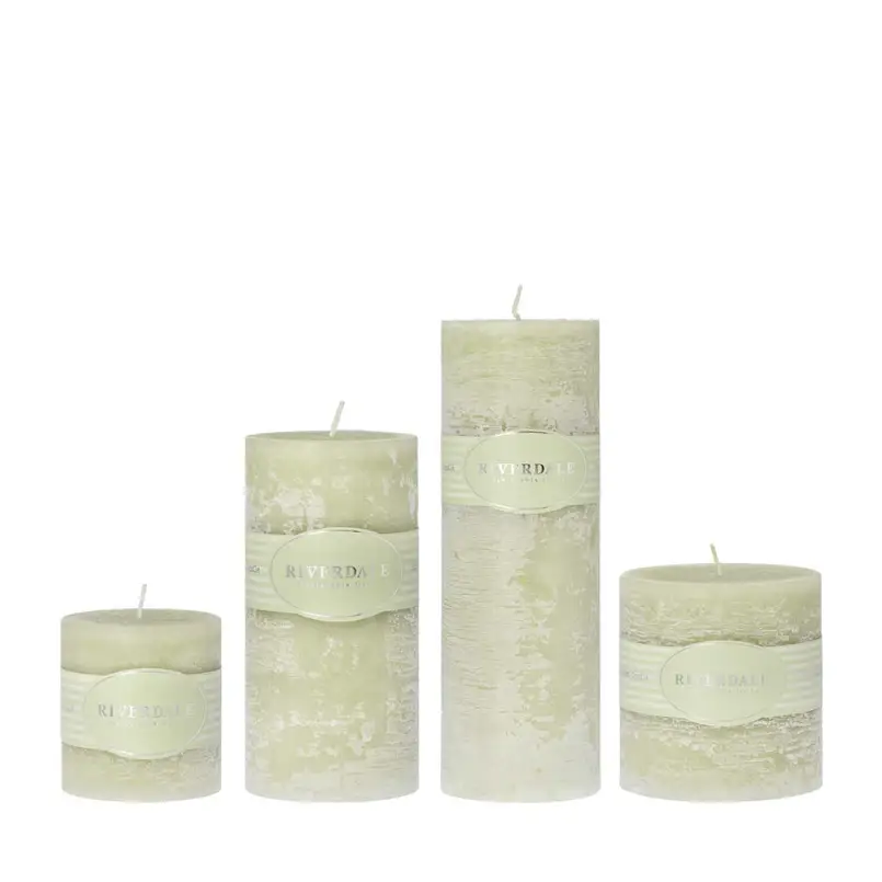 Scented candle Summer Bellini 10x10cm pistachio
