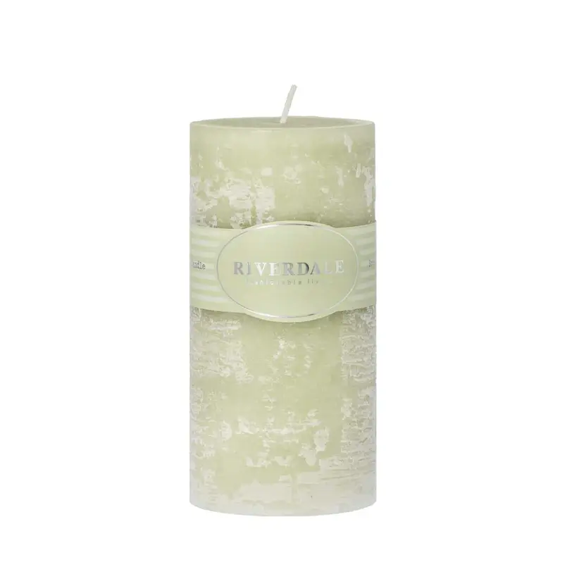 Scented candle Summer Bellini 7.5x15cm pistachio