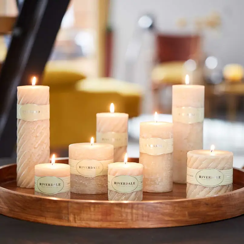 Scented candle Summer Bellini 7.5x7.5cm pistachio