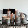 Scented candle Swirl Arabian Nights 10x10cm dark gray