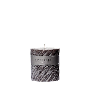 Scented candle Swirl Arabian Nights 10x10cm dark gray