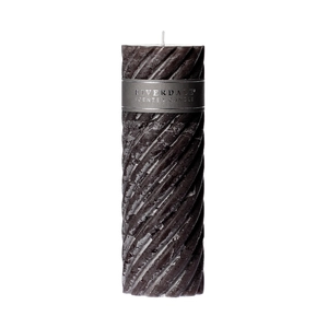 Scented candle Swirl Arabian Nights 7.5x23cm dark gray