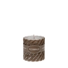 Scented candle Swirl White Chocolate 10x10cm mocha