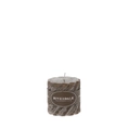 Scented candle Swirl White Chocolate 7.5x7.5cm mocha