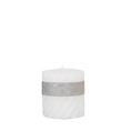 Scented candle Swirl White Tea Ginger 10x10cm white