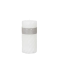 Scented candle Swirl White Tea Ginger 7.5x15cm white