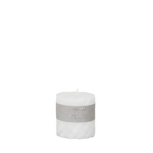 Scented candle Swirl White Tea Ginger 7.5x7.5cm white