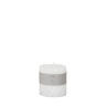 Scented candle Swirl White Tea Ginger 7.5x7.5cm white
