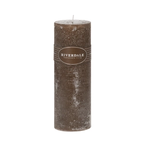 Scented candle White Chocolate 7.5x23cm mocha
