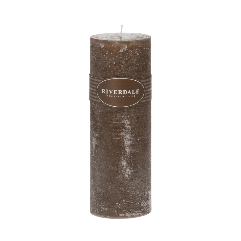Scented candle White Chocolate 7.5x23cm mocha