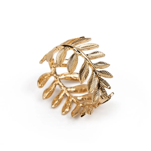 Servetringen Leaf s/4 goud