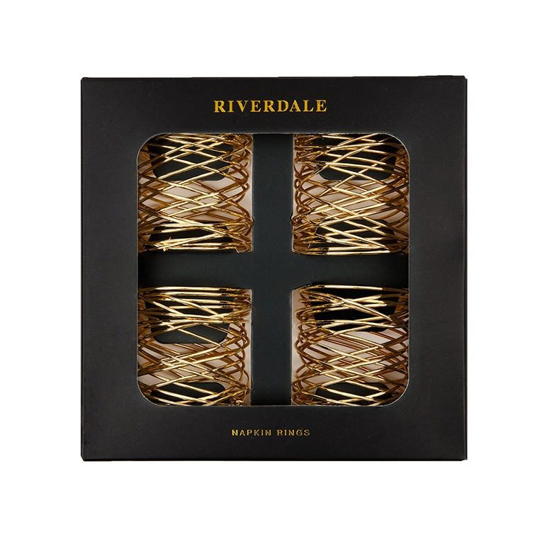Servetringen Wire s/4 goud