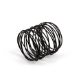 Servetringen Wire s/4 zwart