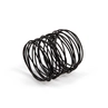 Servetringen Wire s/4 zwart