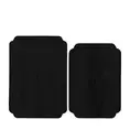 Serviertablett Sam 48cm schwarz - 2er-Set