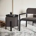 Serviertablett Sam 48cm schwarz - 2er-Set