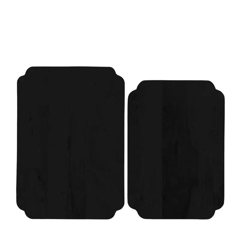 Serviertablett Sam 48cm schwarz - 2er-Set