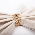 Serviettenringe Leaf - Set aus 4 - Gold