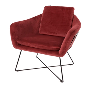 Sessel Ridge 77cm burgundy