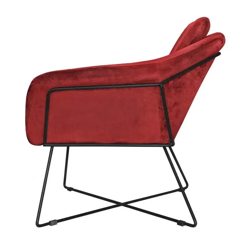 Sessel Ridge 77cm burgundy