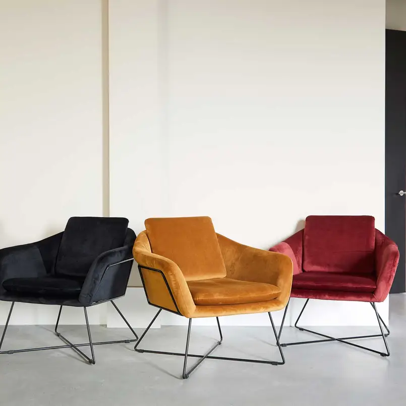 Sessel Ridge 77cm burgundy