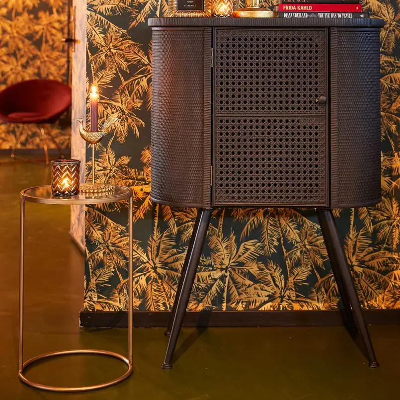 Side table Amaro 60cm gold - set of 2