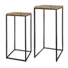 Side table Fre 75cm marble - set of 2