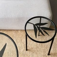 Sidetable Amaro 60cm black - set of 2