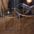 Sidetable Amaro 60cm gold - set of 2
