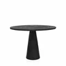 Sidetable Mara ø70cm black marble