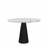 Sidetable Mara ø70cm white marble