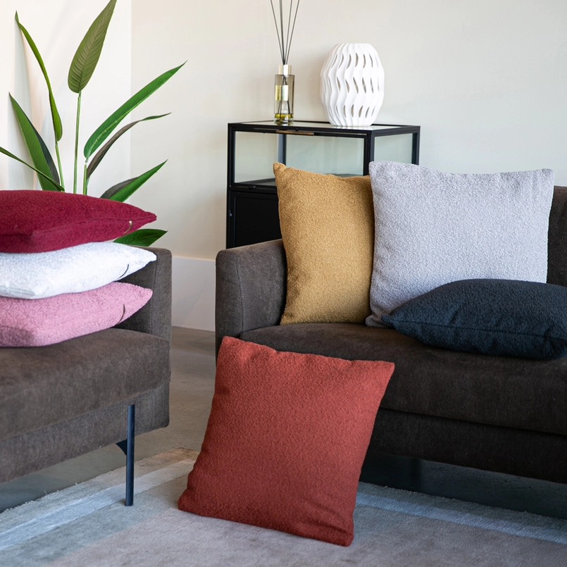 Sierkussen Lillian 50x50cm burgundy