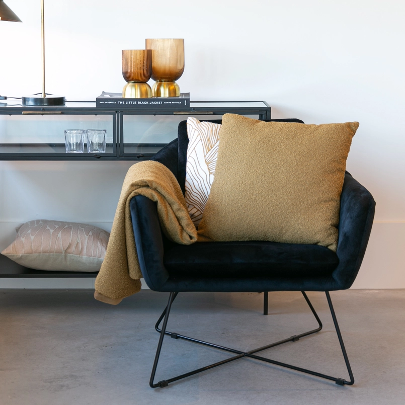 Sierkussen Lillian 50x50cm goud