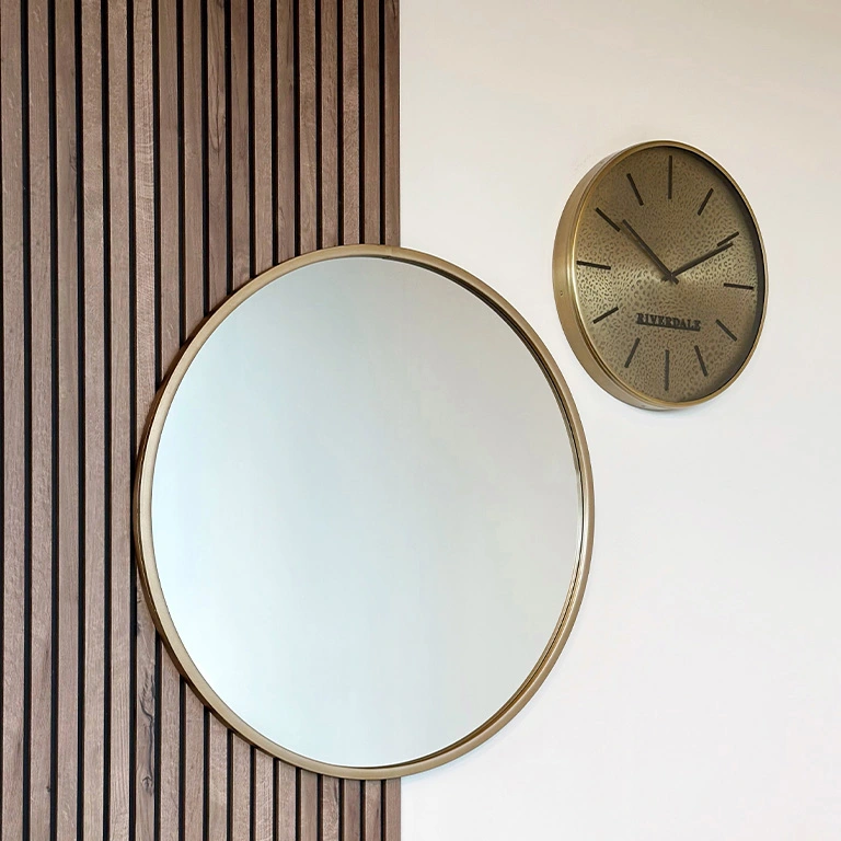 Spiegel Elwin Ø90cm goud