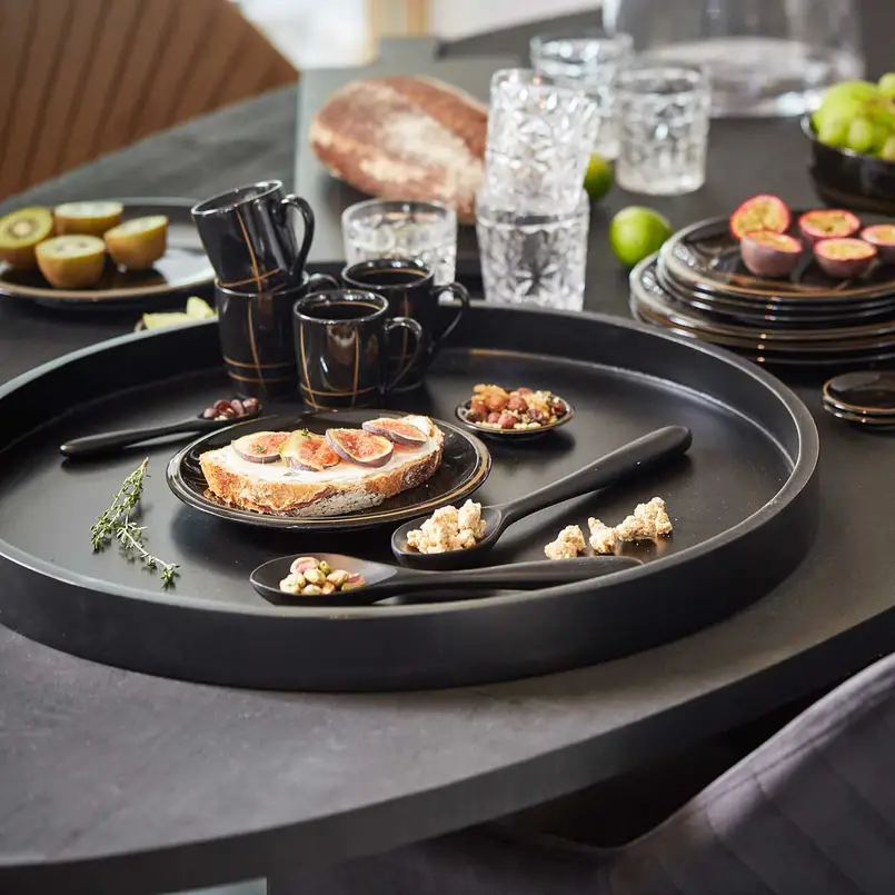 Spoon Sam 30cm black - 3 pcs