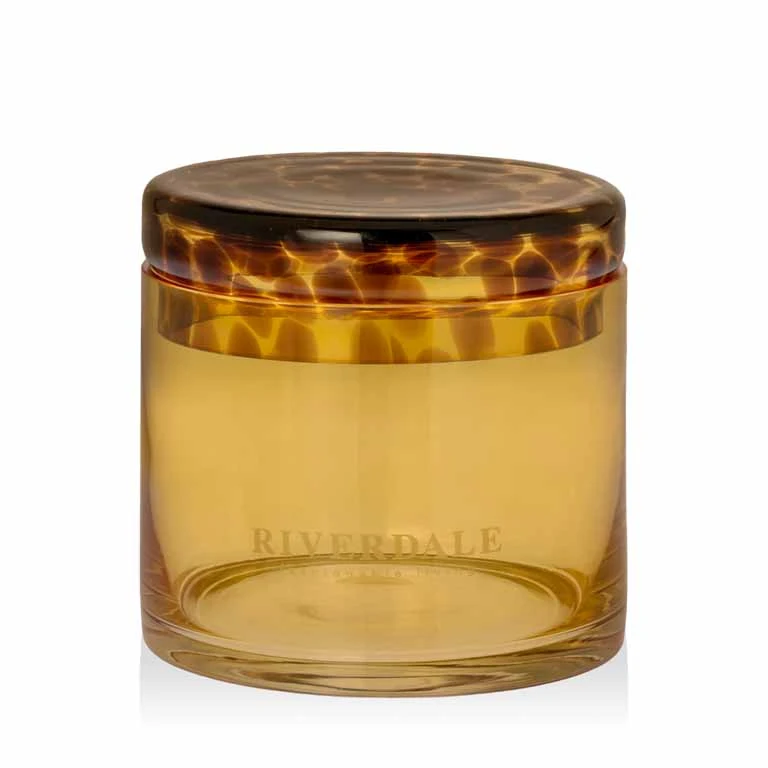 Storage jar Lana 12cm amber