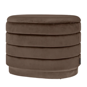 Storage pouf Beau 55cm coffee