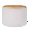 Storage pouf Otis creme natural 56cm