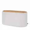 Storage pouf Otis creme natural 77cm