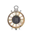 Table clock Luton Ø40cm silver